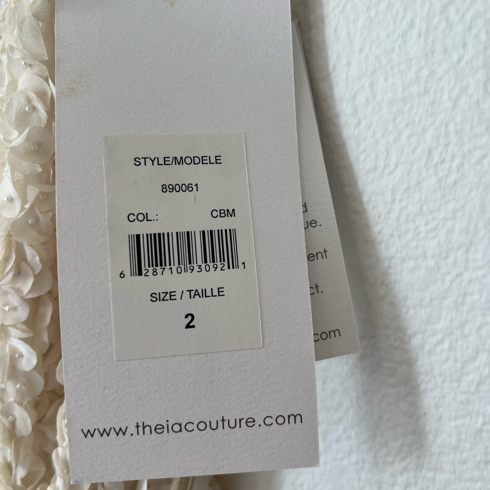 NWT BHLDN Anthropologie Theia Emma Cherry Blossom Wedding Prom Gown 2 NWT $2195 - Picture 12 of 15